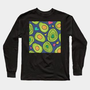 Avocados and Hearts Long Sleeve T-Shirt